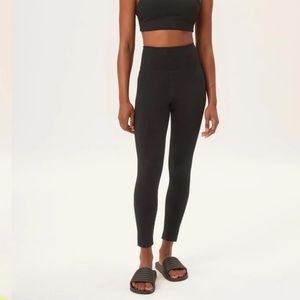 girlfriend collective high rise compressive legging in black
